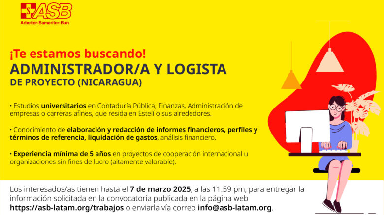 Administrador/a y logista de proyecto