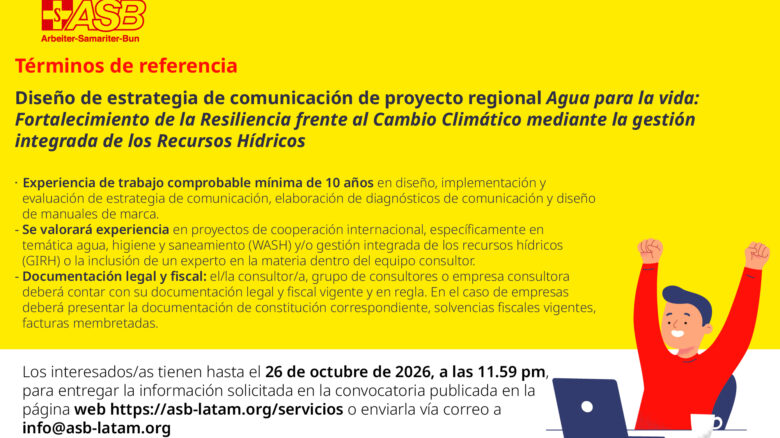 Términos de referencia – Diseño de estrategia de comunicación para proyecto Agua para la vida